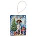 Pointer Christmas Reindeer Porcelain Ornament Christmas Tree Hanging Decorations For Home Christmas Holiday, Rectangle, Gift, Multicolor_maomaolike.com