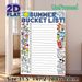 Summer Bucket List Painting Poster, Vibrant Hand-drawn Summer Elements Poster, Functional Checklist To Organize Summer Plans, Suitable For Home And_maomaolike.com