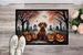 Dachshund Spooky Halloween Doormat Front Door Mat Indoor Outdoor Rugs For Entryway, Non Slip Washable Low Pile, 24H X 36W_maomaolike.com