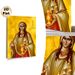 Saint Mary Of Bethany Painting Poster, Warm-toned Icon-style Religious Poster, Serene Spiritual Decor Ideal For Home And Prayer Spaces_maomaolike.com
