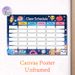 Class Schedule Painting Poster, Cute Cartoon Starry Sky Style Poster, Adorable Kawaii Stationery Elements, Helps Organize Daily Class Plans, Suitable_maomaolike.com