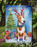 Bull Terrier Christmas Reindeer Garden Flag Mailbox Flag Decorative Yard Flag Banner Outside Patio Artwork Yard Flower Beds, Garden Size, Multicolor_maomaolike.com