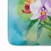Orchids In Watercolor Memory Foam Kitchen Mat Machine Washable Anti-Fatigue Mat Cushion Comfort Bath Mat Or Kitchen Rug_maomaolike.com