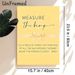 Baby Shower "Measure The Bump" Painting Poster, Soft Yellow Elegant Typographic Poster With Printed Ribbon, Fun Interactive Game Sign Ideal For Baby_maomaolike.com