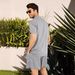 Men's Clothing Linen Short Sleeve Shirt Set Linen Summer Loose Casual Cotton Linen Cardigan Shirt Shorts_maomaolike.com