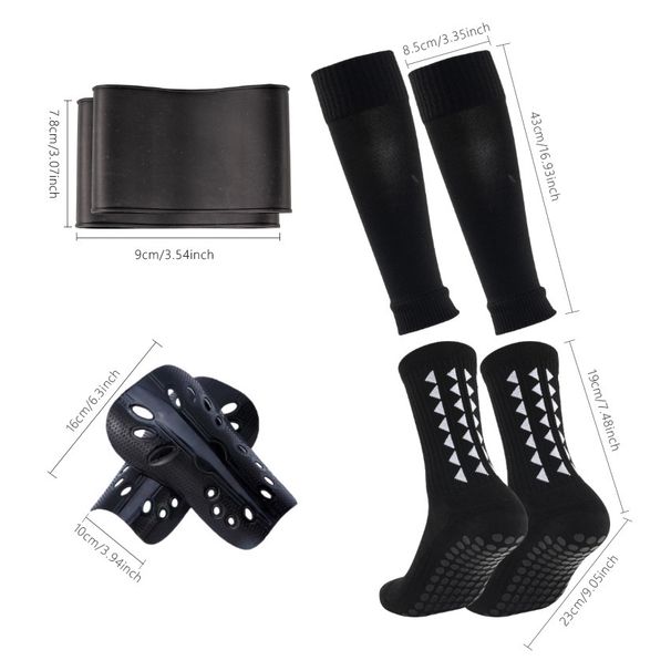 Adult thick towel bottom football socks combination men and women glue non slip magic socks leg guards socks_maomaolike.com