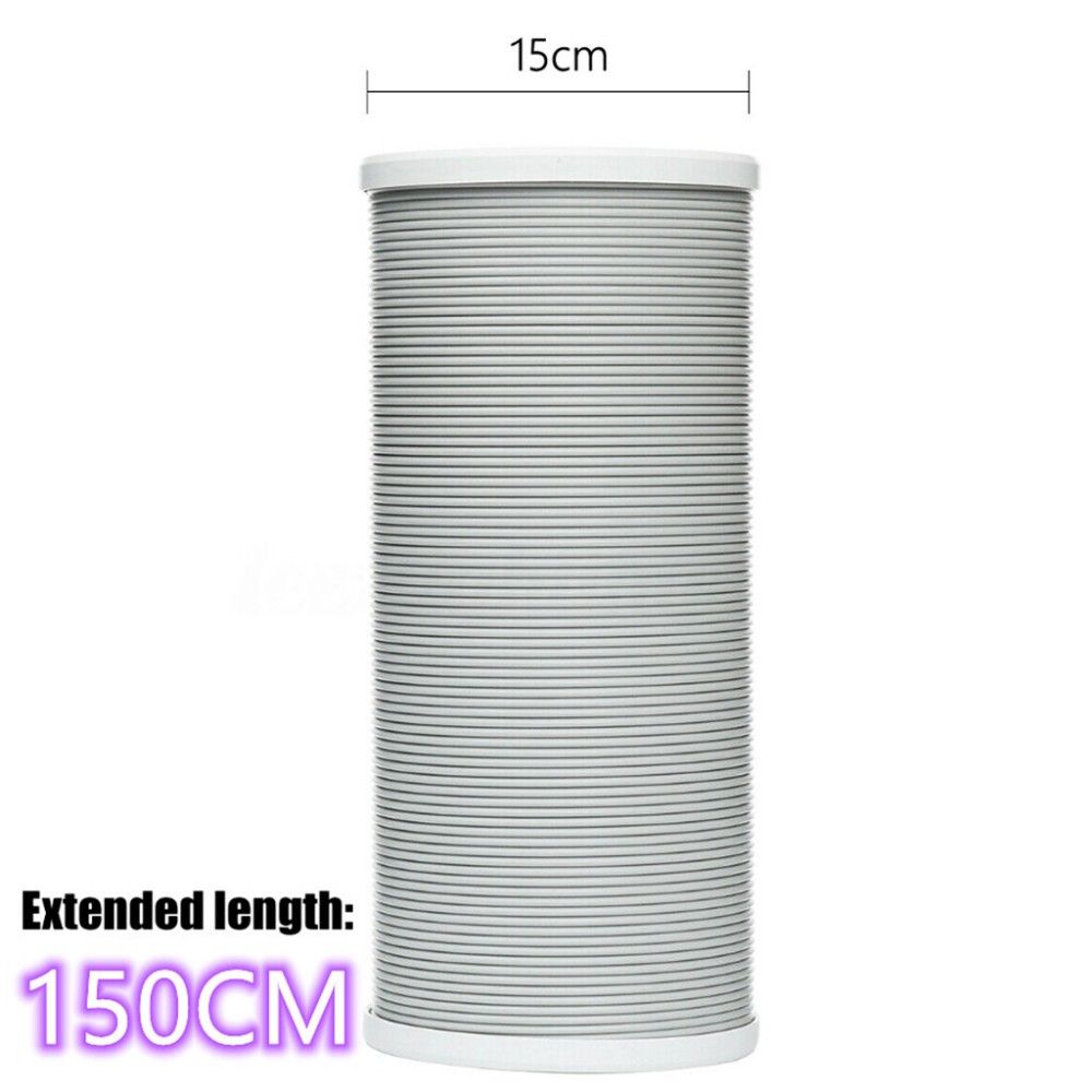 NEW 1.5MFlexible Air Conditioner Exhaust Pipe Vent Hose Duct Outlet UK_maomaolike.com