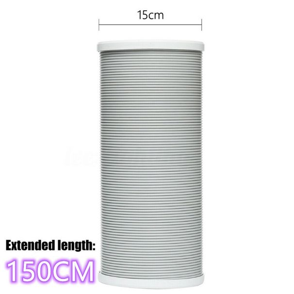 NEW 1.5MFlexible Air Conditioner Exhaust Pipe Vent Hose Duct Outlet UK_maomaolike.com