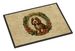 Petit Basset Griffon Vendeen Christmas Flowers Doormat Front Door Mat Indoor Outdoor Rugs For Entryway, Non Slip Washable Low Pile, 24H X 36W_maomaolike.com