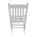 wooden Porch Rocker Chair WHITE_maomaolike.com