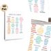 Spanish Books Of The Bible Painting Poster, Colorful Categorized Typographic Poster, Clear Organized Display Of Biblical Books, Ideal For Home, Study_maomaolike.com