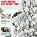 7ft PVC/Hard Needle Mixed Flocked Tree_maomaolike.com
