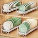 Kitchen Dish Rack Cabinet Built-in Dish Rack Dish Rack Household Countertop Cupboard Windowsill Small Dish Storage Rack_maomaolike.com