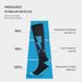 Sports muscle compression socks professional fitness running jump rope pressure socks thin calf socks elastic socks_maomaolike.com