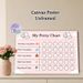 Potty Training Chart Painting Poster, Cute Cartoon-style Pink Potty Checklist Poster, Tracks Potty Training Progress, Ideal For Bathroom_maomaolike.com