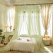 Round Hanging Canopy Mosquito Net, Lace Princess Bed Canopy With No-Drill Adhesive Hooks, Dome Net For Single/Double/King Bed_maomaolike.com
