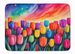 Tulips In Color Memory Foam Kitchen Mat Machine Washable Anti-Fatigue Mat Cushion Comfort Bath Mat Or Kitchen Rug_maomaolike.com