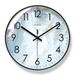 Yipula 8236 Nordic Simple Wall Marble Texture Living Room Silent Sweep Second Quartz Clock_maomaolike.com