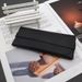 Unisex Glasses Case Black leather glasses case PVC nail buckle soft bag Sunglasses case Sunglasses case Glasses bag_maomaolike.com