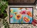 Gerbera Daisies In Watercolor Doormat Front Door Mat Indoor Outdoor Rugs For Entryway, Non Slip Washable Low Pile, 24H X 36W_maomaolike.com