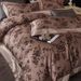 1 Gold Sun And Fluffy 120s Tencel Brushed Warm Four-Piece Set Naked Sleep Feel Long-Staple Cotton Soft Bedding_maomaolike.com