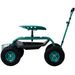 Rolling Garden Scooter Garden Cart Seat With Wheels And Tool Tray, 360 Swivel Seat,Green--refurbished_maomaolike.com