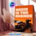 Vinyl Record & Music Quote Painting Poster, Vibrant Retro Warm Orange-toned Turntable Scene Poster, Stylish Music-themed Decorative Piece Ideal For_maomaolike.com