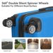 3-Piece Lightweight ABS Hardshell Luggage Set (20", 24", 26") In Deep Blue With Spinner Wheels, TSA Lock, And Adjustable Telescopic Handle - Durable Travel Suitcases_maomaolike.com