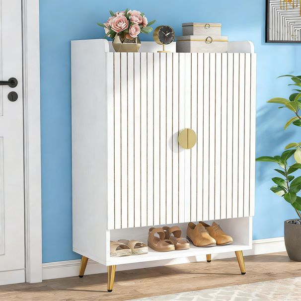 Shoe Cabinet, Shoe Storage Organizer With Adjustable Shelves_maomaolike.com