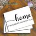 Home Quote Painting Poster, Minimalist Typographic Poster, Warm Heartfelt Message Ideal For Living Room, Bedroom And Cozy Home Spaces_maomaolike.com