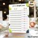 100lb Weight Loss Tracker Painting Poster, Fresh Fruit-accented Tidy Chart Poster, Functional Tool To Track Weight Loss Progress And Set Rewards_maomaolike.com