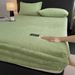 Winter Milk Velvet Protector Coral Fleece Mattress Cover Dirt-Proof Single Full Wrap Bed Sheet_maomaolike.com