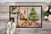 Otterhound Cozy Christmas Doormat Front Door Mat Indoor Outdoor Rugs For Entryway, Non Slip Washable Low Pile, 24H X 36W_maomaolike.com