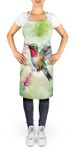 Broadtailed Hummingbird Apron Cooking Kitchen Server Baking Crafts Gardening For Adult Women Men, Unisex, Large, Multicolor_maomaolike.com