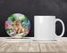 Chow Chow Spring Path Large Sandstone Coasters Pack Of 4 Absorbent Round Coasters Decor Gifts For Men Or Women, 4 In, Multicolor_maomaolike.com