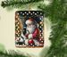 Japanese Chin And Santa Claus Porcelain Ornament Christmas Tree Hanging Decorations For Home Christmas Holiday, Rectangle, Gift, Multicolor_maomaolike.com