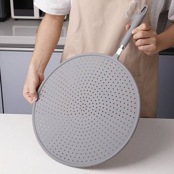 Splash Guard For Frying Pan - Silicone Grease Splatter Screen For Frying Pan Stove Top, Heat Resistant Multi-Use Frying Pan Splash Guard To Stop Hot Oil Splatter_maomaolike.com