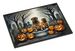 Shar Pei Spooky Halloween Doormat Front Door Mat Indoor Outdoor Rugs For Entryway, Non Slip Washable Low Pile, 24H X 36W_maomaolike.com