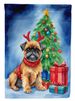 Brussels Griffon Christmas Reindeer House Flag Large Porch Sleeve Pole Decorative Outside Yard Banner Artwork Wall Hanging, Polyester, House Size, Multicolor_maomaolike.com
