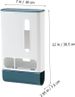 Plastic Bag Dispenser Wall Mounted Garbage Bag Holder Kitchen Wall Mount Bag Dispenser_maomaolike.com