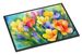 Freesias In Watercolor Doormat Front Door Mat Indoor Outdoor Rugs For Entryway, Non Slip Washable Low Pile, 24H X 36W_maomaolike.com