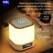 Clock Night Light Touch Baby Atmosphere Charging Nursing Eye Protection Pat Sleep Lighting Table Bedroom Bedside Lamp_maomaolike.com