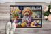 Decorating Easter Cockapoo Doormat Front Door Mat Indoor Outdoor Rugs For Entryway, Non Slip Washable Low Pile, 24H X 36W_maomaolike.com