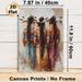 Native American Women Painting Poster, Warm-toned Impressionist-style Poster, Artistic Cultural Wall Decor Featuring Feather-adorned Traditional_maomaolike.com