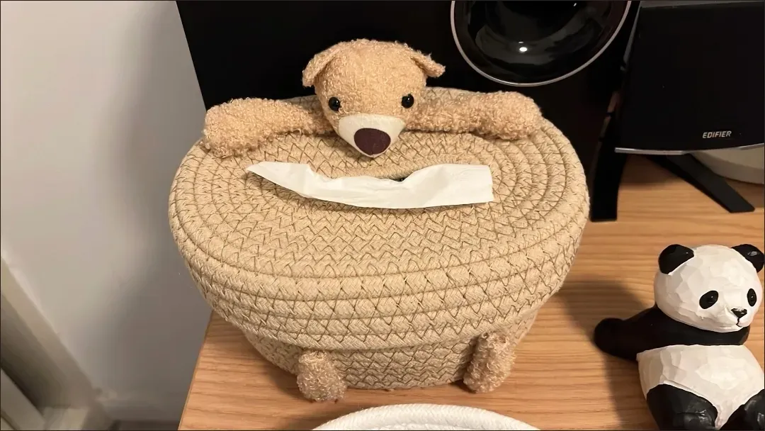 Creative Cartoon Nordic Style Fabric Irregular Cotton Rope Woven Tissue Box For Living Dining Room Study Dormitory_maomaolike.com