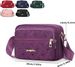 Quilted Crossbody Bags For Women - Oxford Cloth Multi-Layer Shoulder Handbag With Wide Strap -Casual Embroidery Business Bag_maomaolike.com