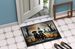 Rottweiler Spooky Halloween Doormat Front Door Mat Indoor Outdoor Rugs For Entryway, Non Slip Washable Low Pile, 24H X 36W_maomaolike.com
