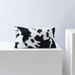 Home Furniture Cow Pattern Plush Double Sided Car Hug Pillow Cover Home Literary Style Color Matching Pillow Cushion Cover_maomaolike.com