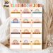 Classroom Jobs Painting Poster, Boho-style Pastel-colored Classroom Duty Chart Poster, Clear Job Slots For Organizing Class Responsibilities, Suitable_maomaolike.com