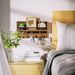Wall-mounted wooden key rack entrance living room porch decoration rack double key hook sundries storage rack_maomaolike.com